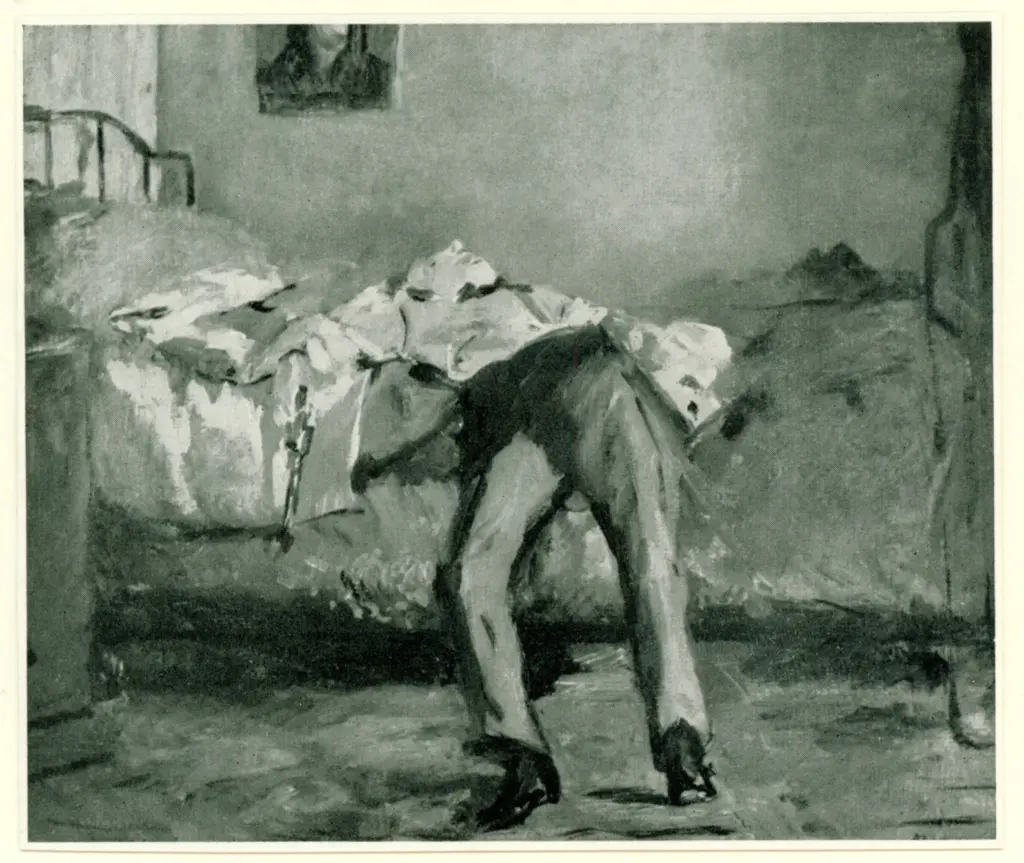 Anonimo , Manet, Edouard - sec. XIX - Suicide , fronte
