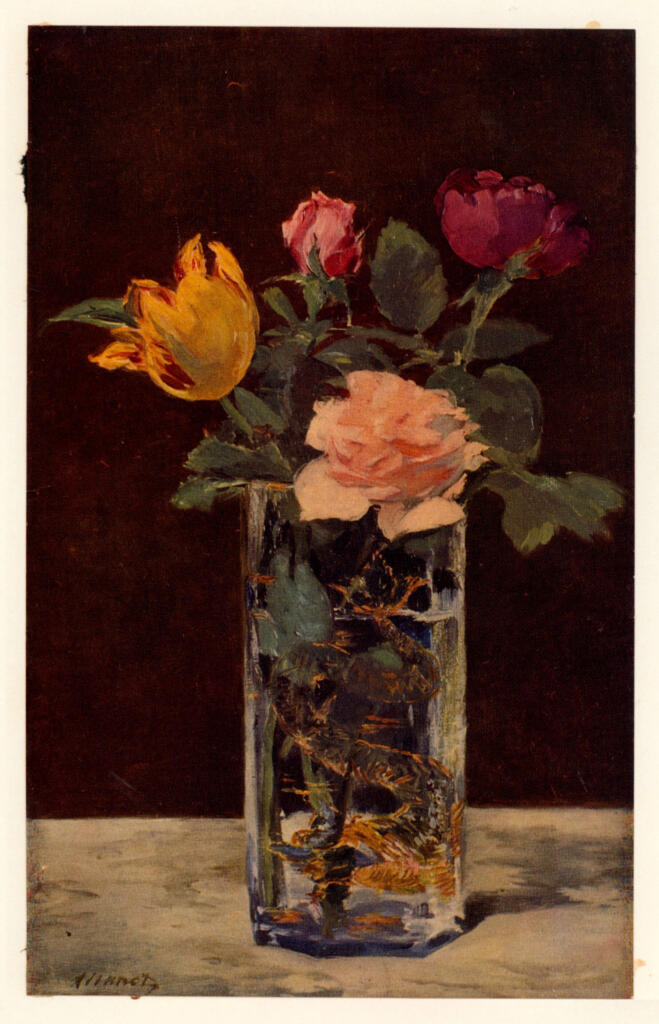 Anonimo , Manet, Edouard - sec. XIX - Fleurs , fronte