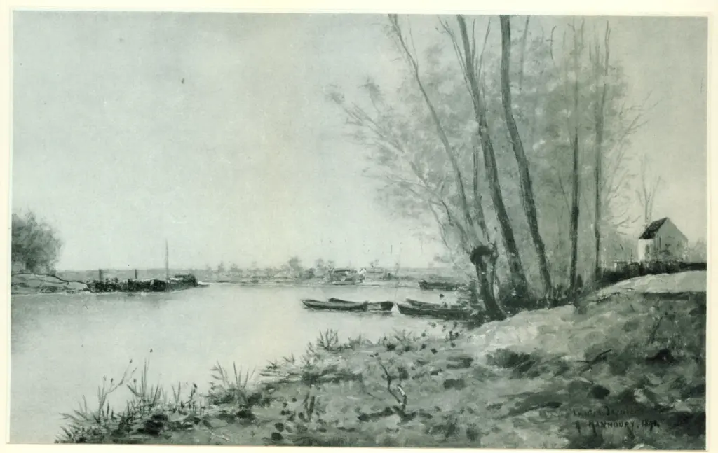 Anonimo , Mannoury, Armand - sec. XIX - On the Seine , fronte