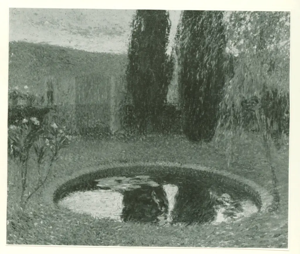Martin, Henri , Le bassin dans le Jardin