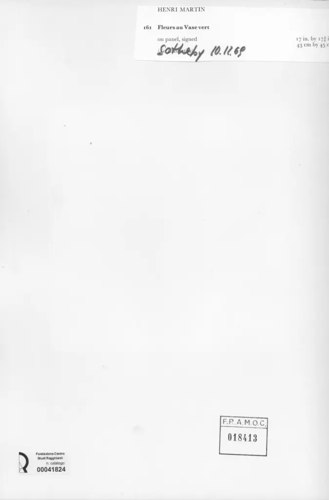 Anonimo , Martin, Henri , retro