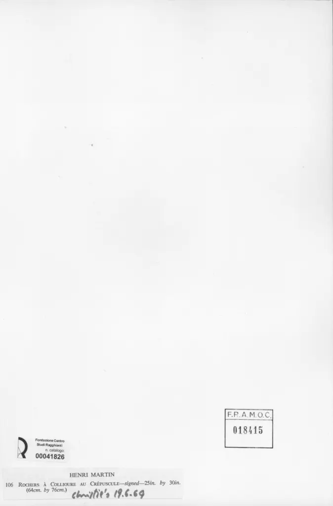 Anonimo , Martin, Henri , retro