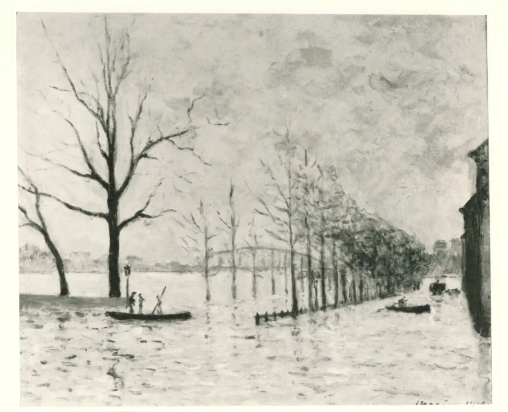 Anonimo , Maufra, Maxime - sec. XX - Le Quai de la Rap&eacute;e - Inondation , fronte