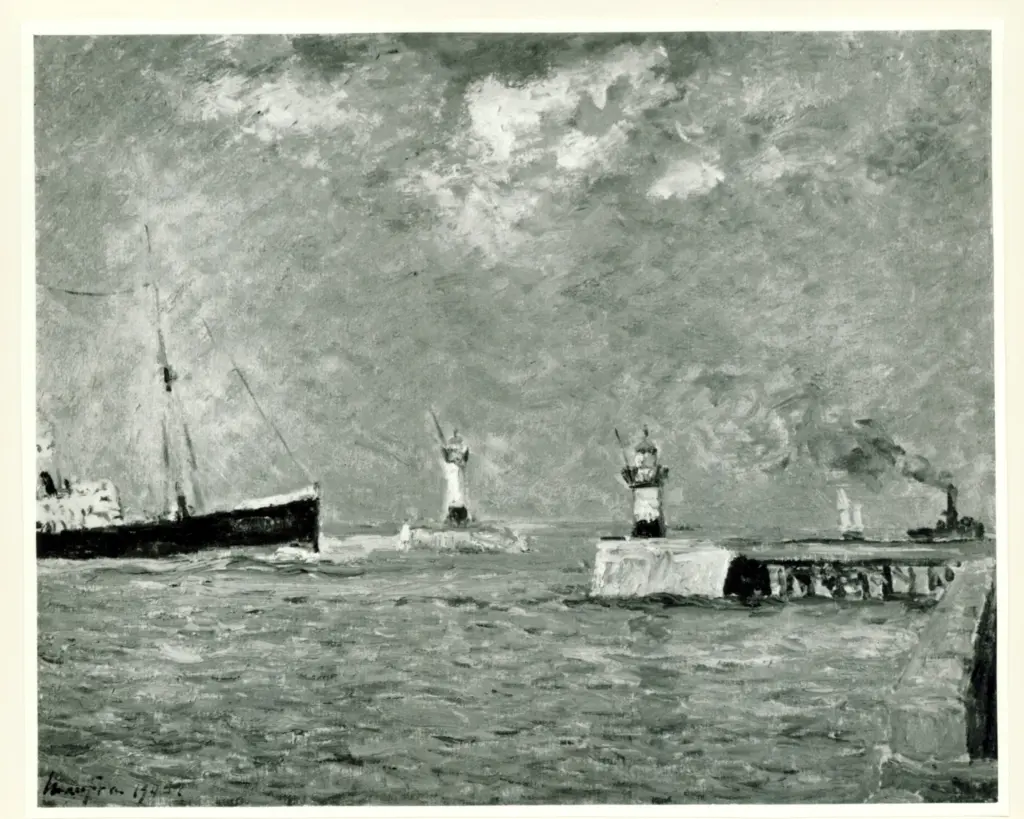 Maufra, Maxime , Entr&eacute; du port au Havre