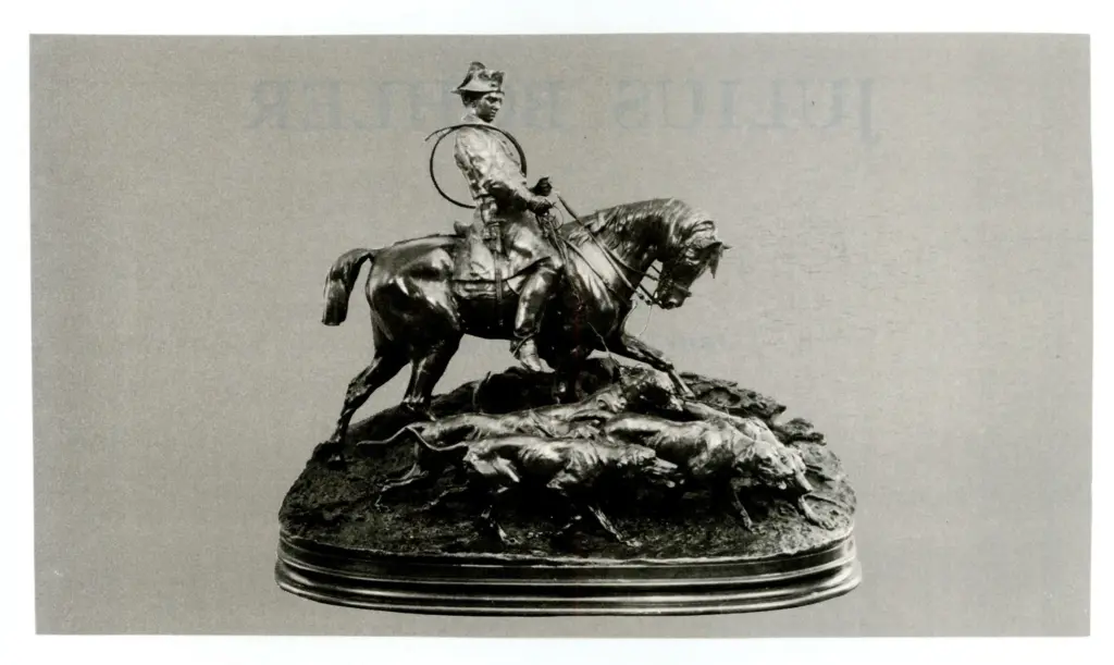 Anonimo , Mene, Pierre Jules - sec. XIX - The hunt , fronte