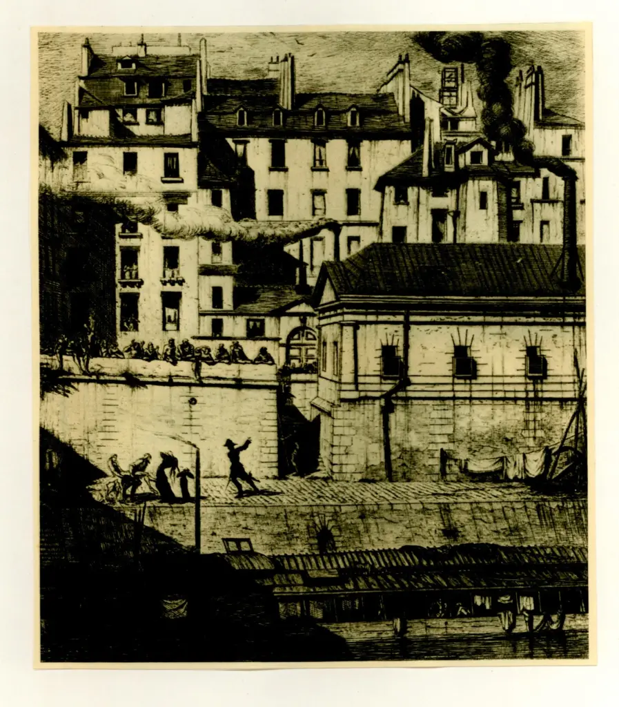 Anonimo , Meryon, Charles - sec. XIX - La morgue , fronte