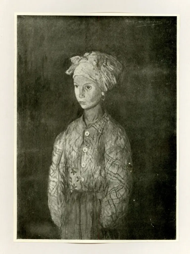 Milcendeau, Charles , Jeune boh&eacute;mienne (souvenir d'Espagne)