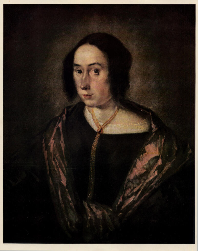 Anonimo , Millet, Jean Francois - sec. XIX - Portrait of Virginie Roumy , fronte