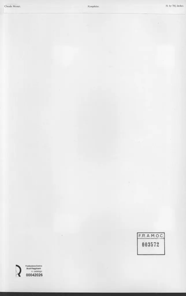 Anonimo , Monet, Claude - sec. XIX - Nymph&eacute;as , retro