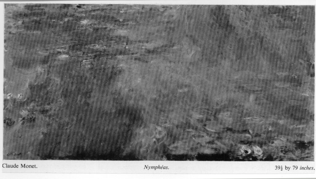 Anonimo , Monet, Claude - sec. XIX - Nymphéas , fronte