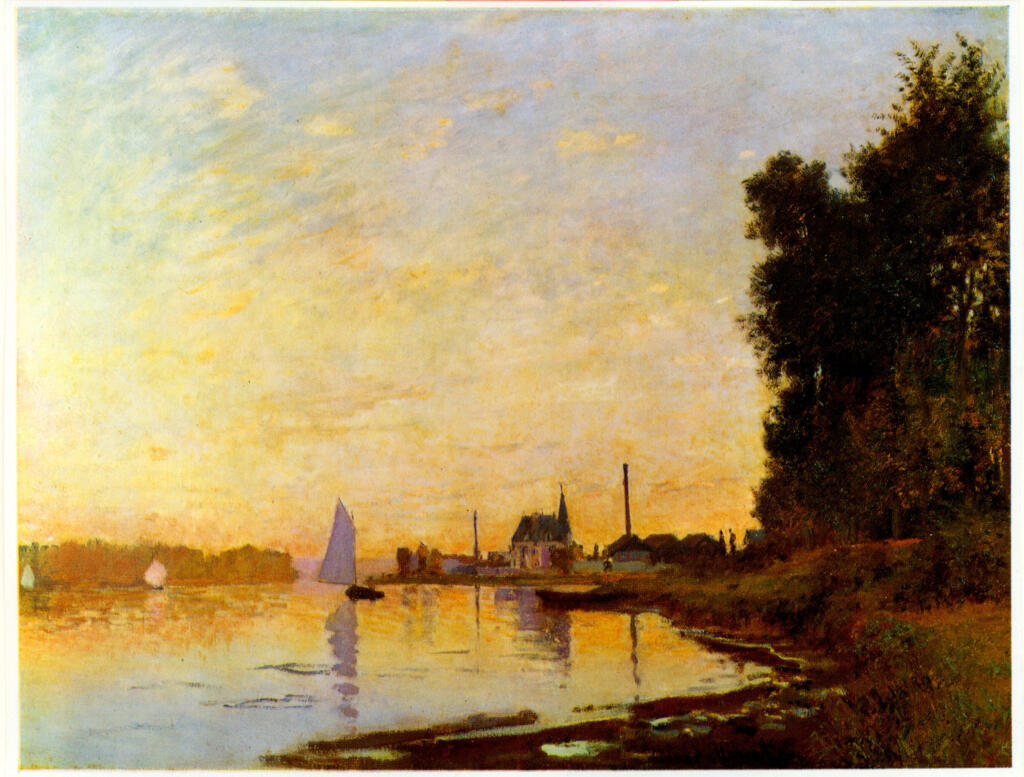 Anonimo , Monet, Claude - sec. XIX - Argentuil , fronte