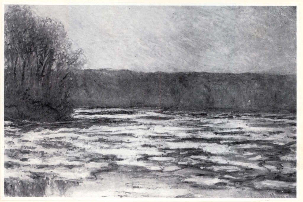 Durand-Ruel , Monet, Claude - sec. XIX - Debacle de la Seine a Bennecourt , fronte