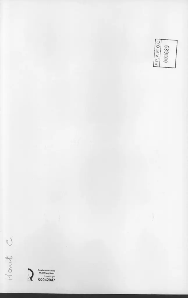 Anonimo , Monet, Claude - sec. XIX - Paesaggio , retro