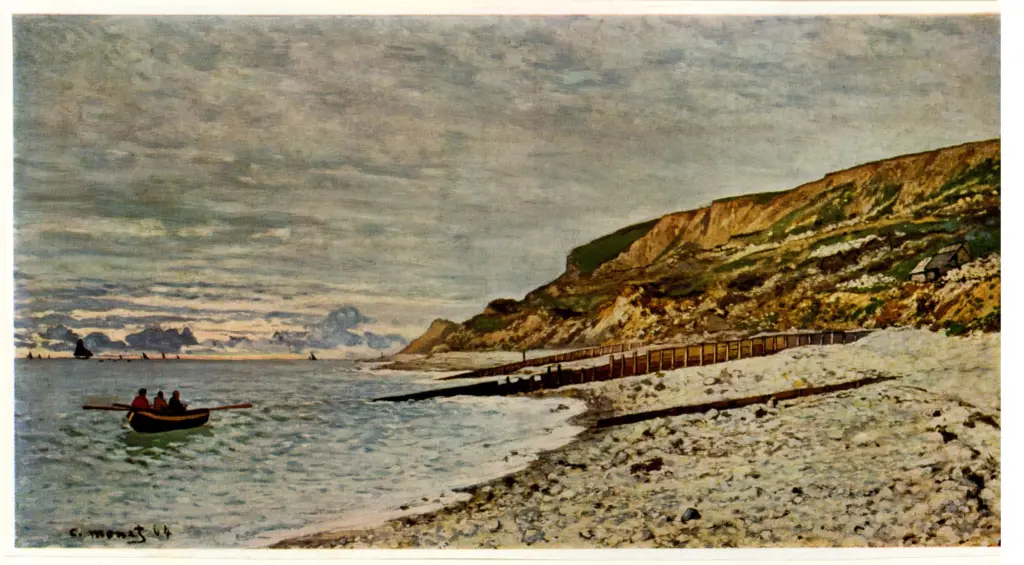 Anonimo , Monet, Claude - sec. XIX - Pointe de La Heve, Honfleur , fronte