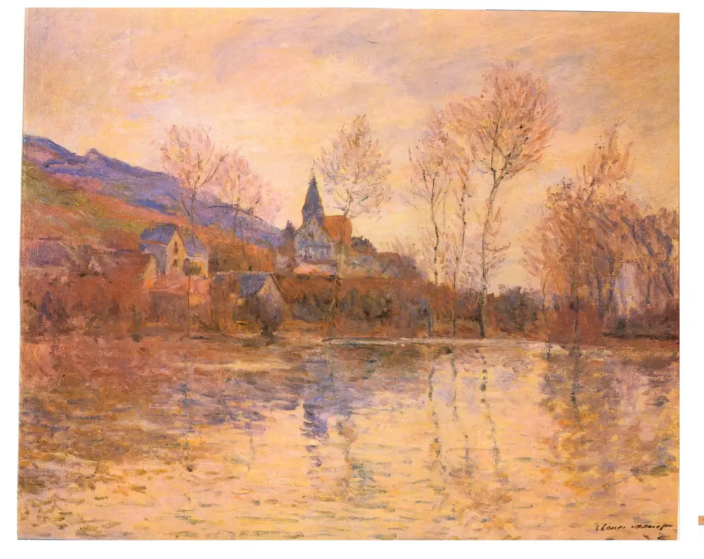 Anonimo , Monet, Claude - sec. XIX - Inondation a Giverny , fronte
