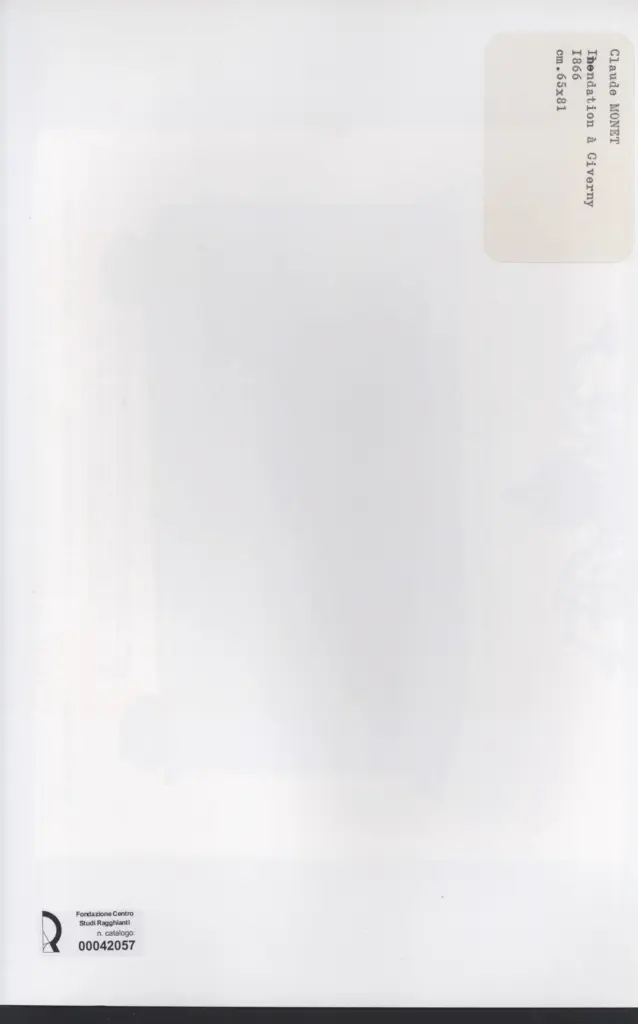 Anonimo , Monet, Claude - sec. XIX - Inondation a Giverny , retro