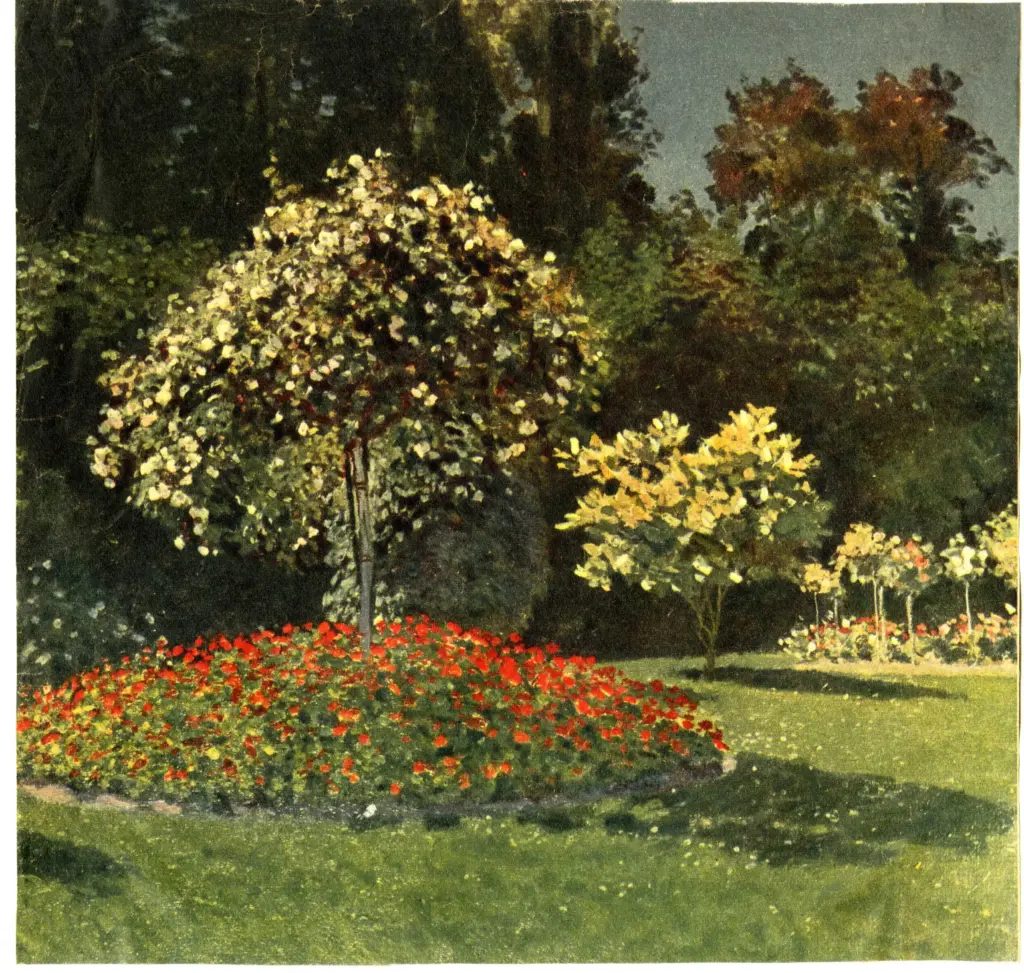 Anonimo , Monet, Claude - sec. XIX - Dame au giardin (particolare) , fronte