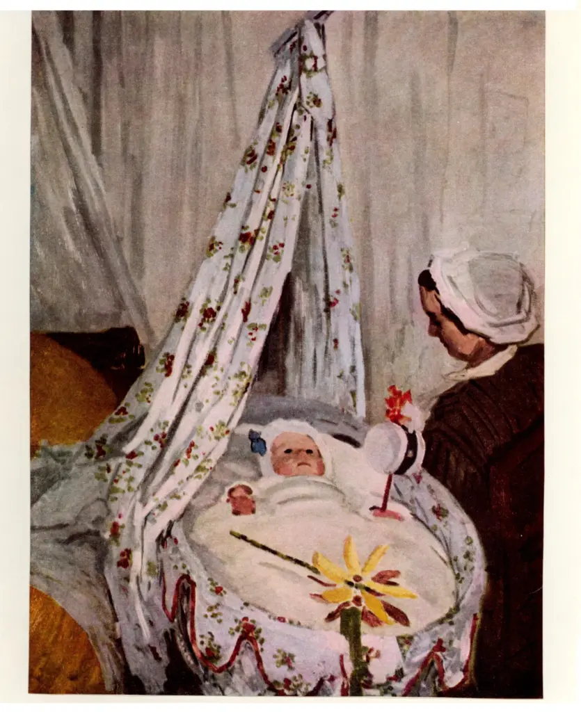 Anonimo , Monet, Claude - sec. XIX - Jean Monet in his cradle , fronte