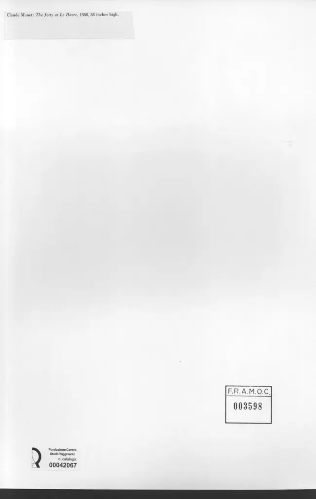 Anonimo , Monet, Claude - sec. XIX - The Jetty at Le Havre , retro
