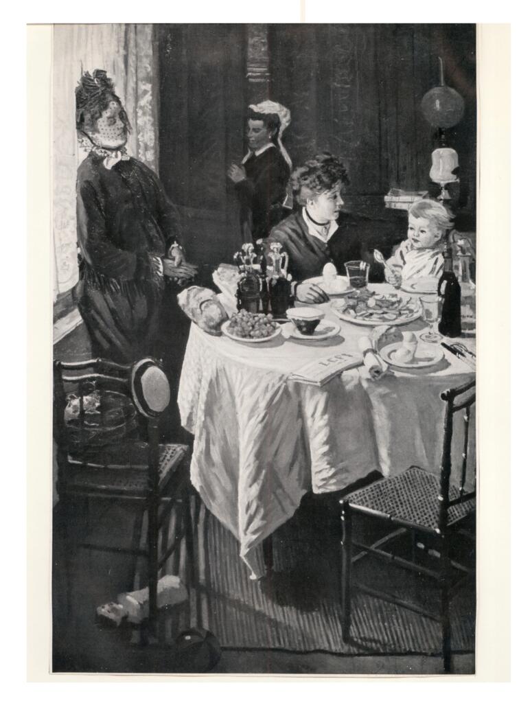 Anonimo , Monet, Claude - sec. XIX - Le dejeuner , fronte