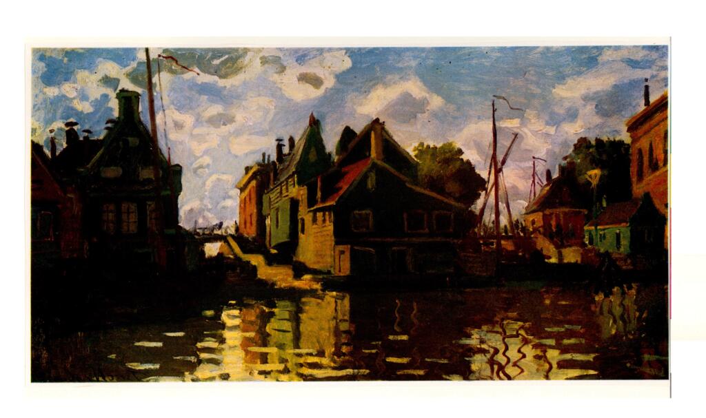 Anonimo , Monet, Claude - sec. XIX - Zaandam , fronte