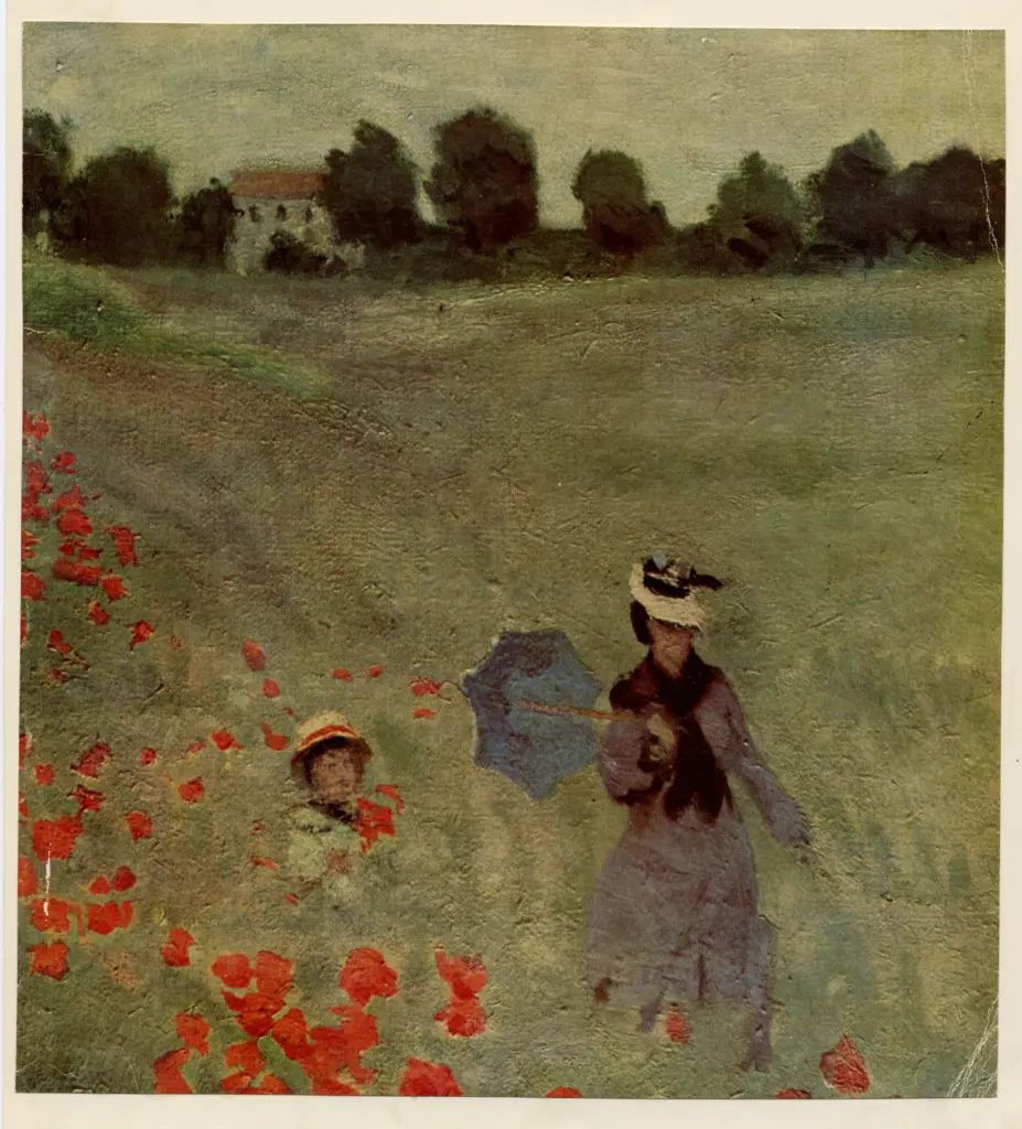 Anonimo , Monet, Claude - sec. XIX - Papaveri , fronte