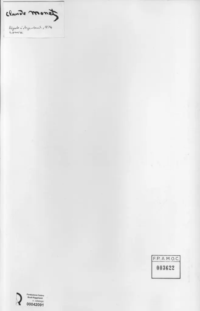 Anonimo , Monet, Claude - sec. XIX - Regate &agrave; Argentuil , retro