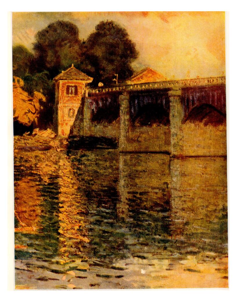 Anonimo , Monet, Claude - sec. XIX - Pont d'Argentuil , fronte