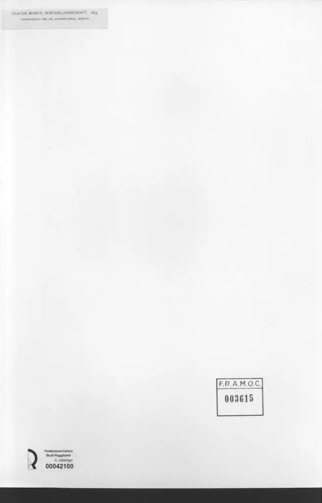 Anonimo , Monet, Claude - sec. XIX , retro