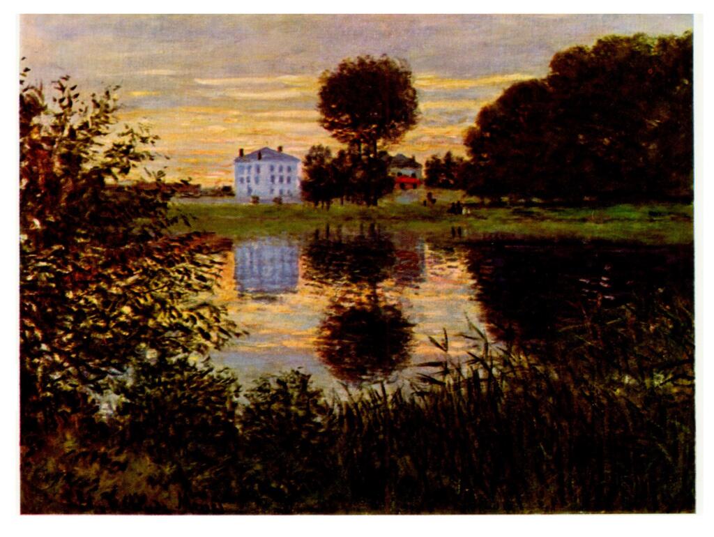 Anonimo , Monet, Claude - sec. XIX - Argentuil , fronte