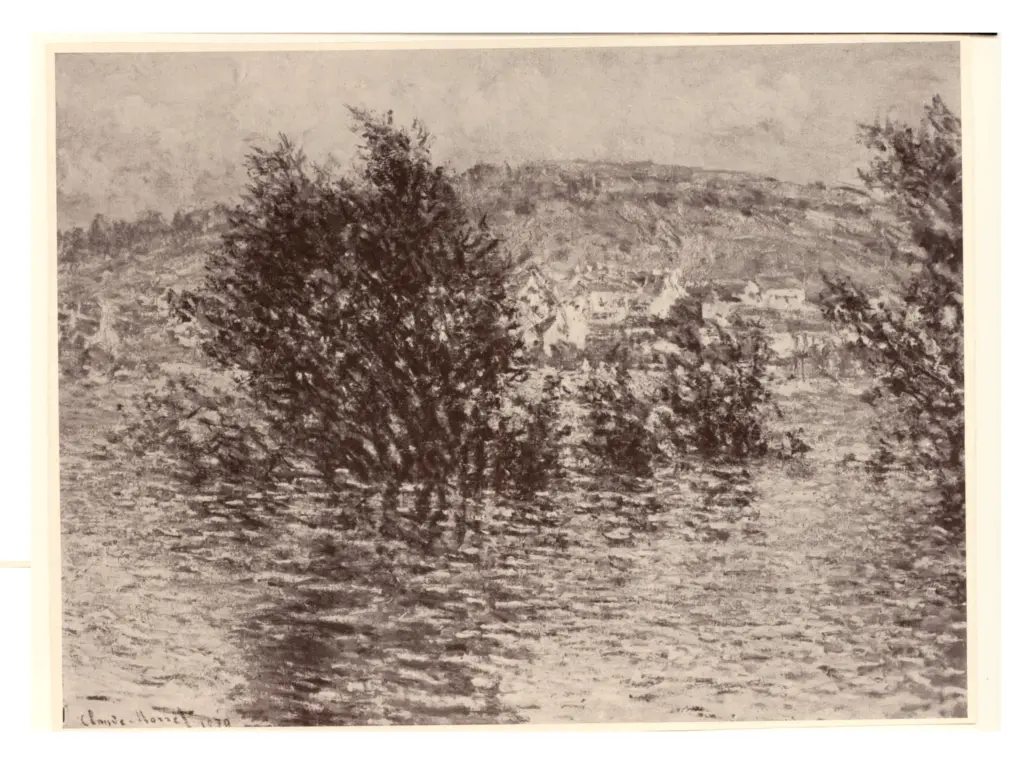 Anonimo , Monet, Claude - sec. XIX - Seinelandschaft , fronte