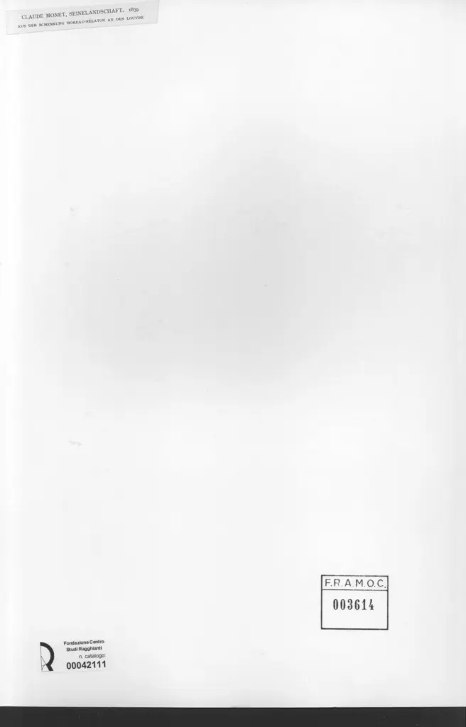 Anonimo , Monet, Claude - sec. XIX - Seinelandschaft , retro