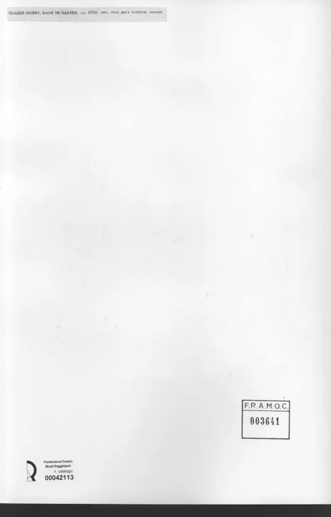Anonimo , Monet, Claude - sec. XIX , retro