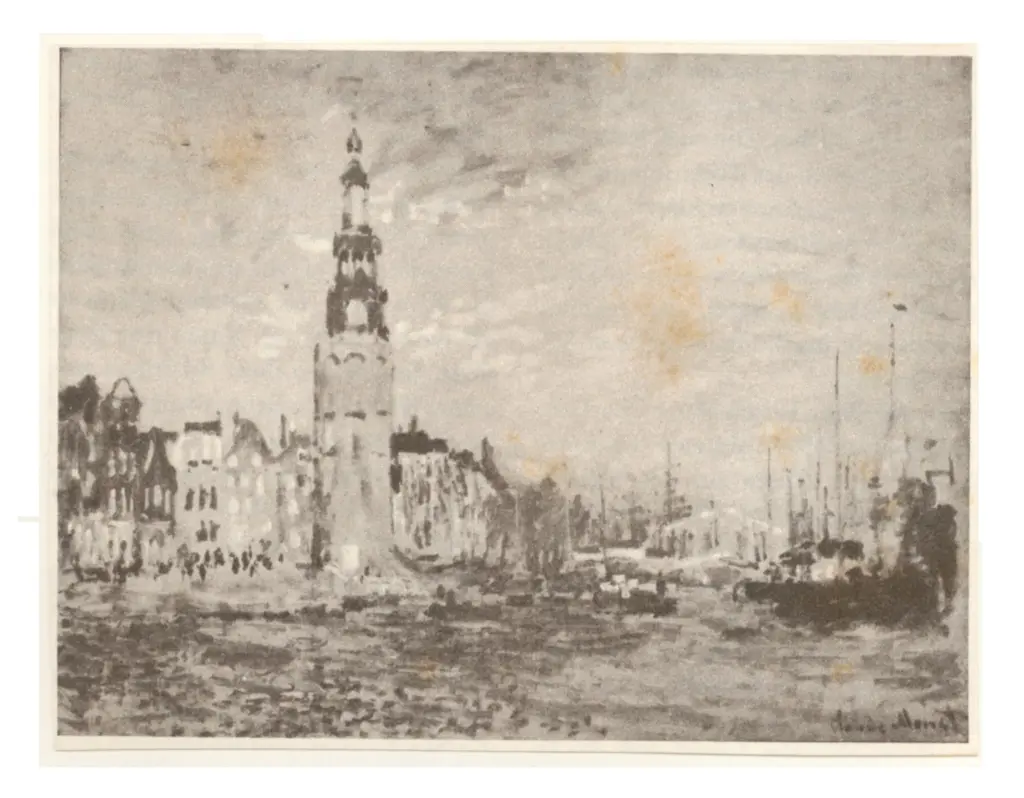 Anonimo , Monet, Claude - sec. XIX - Amsterdam , fronte