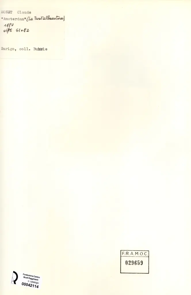 Anonimo , Monet, Claude - sec. XIX - Amsterdam , retro