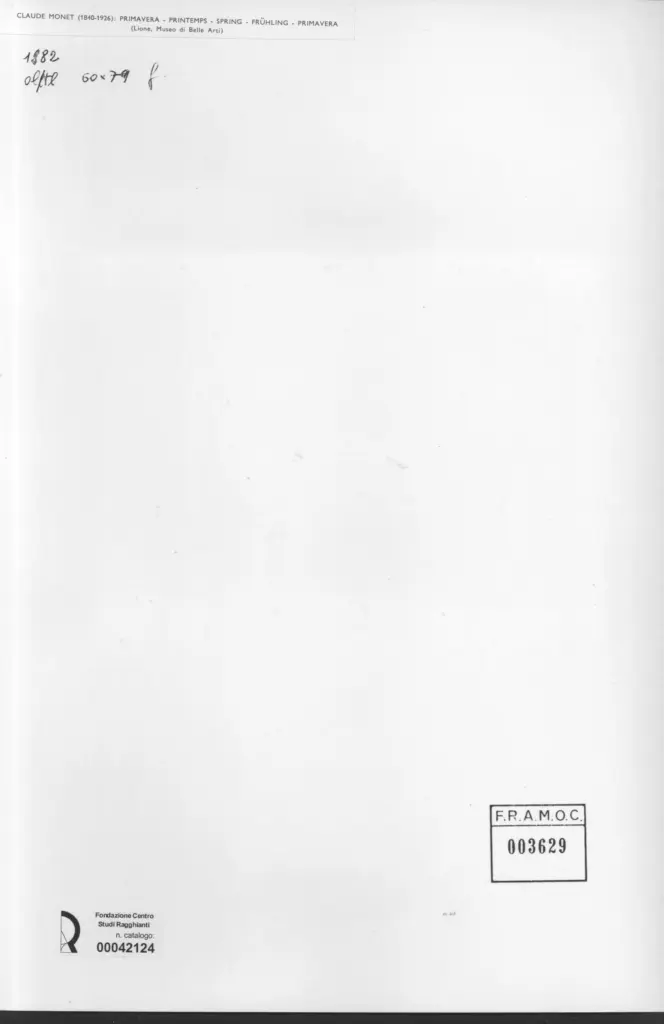 Anonimo , Monet, Claude - sec. XIX , retro