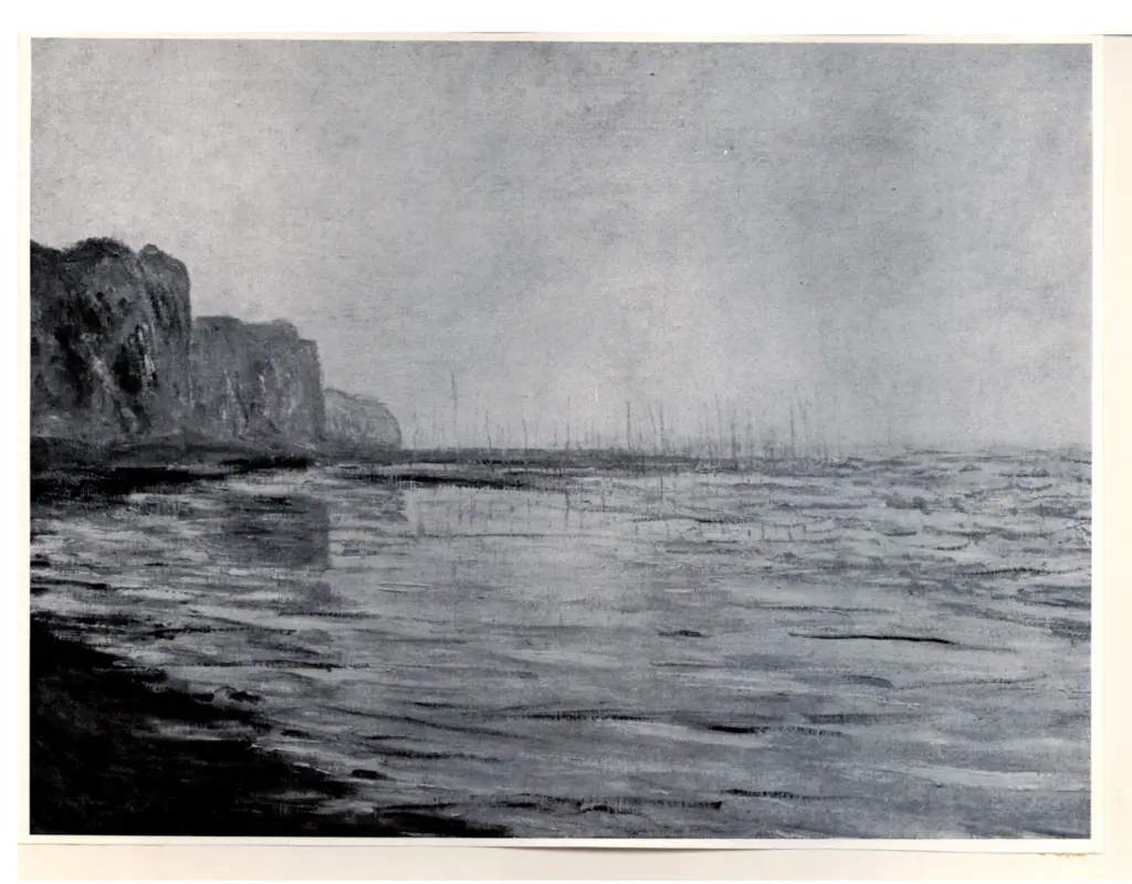 Anonimo , Monet, Claude - sec. XIX - La mer &agrave; Varangeville , fronte