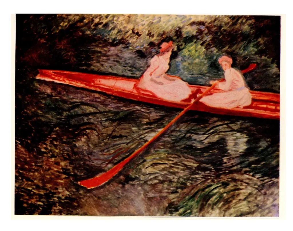 Anonimo , Monet, Claude - sec. XIX - The pink boat , fronte