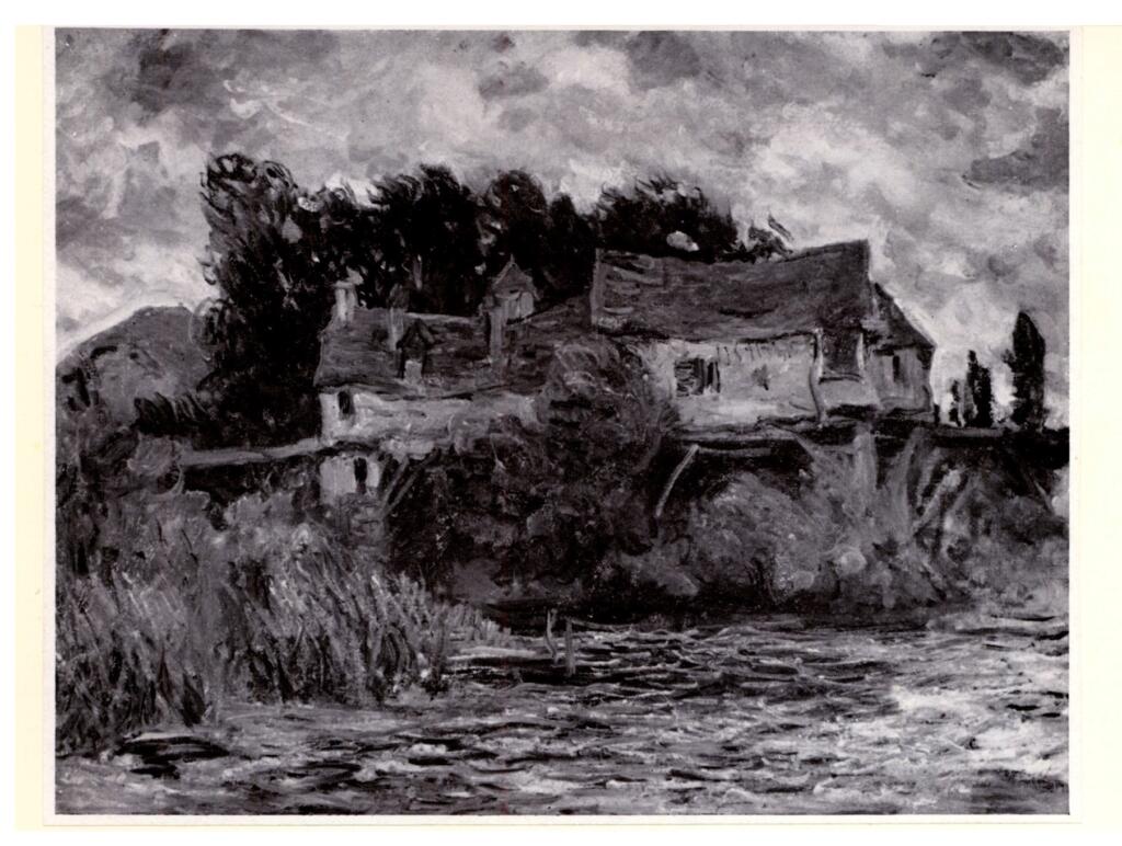 Anonimo , Monet, Claude - sec. XIX - Manoir , fronte