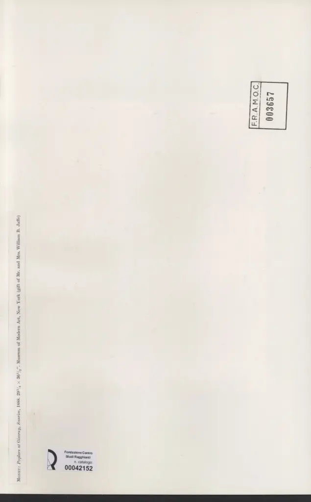 Anonimo , Monet, Claude - sec. XIX - Poplars at Giverny, Sunrise , retro