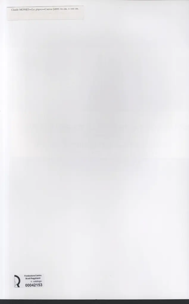 Anonimo , Monet, Claude - sec. XIX - Les glacon , retro