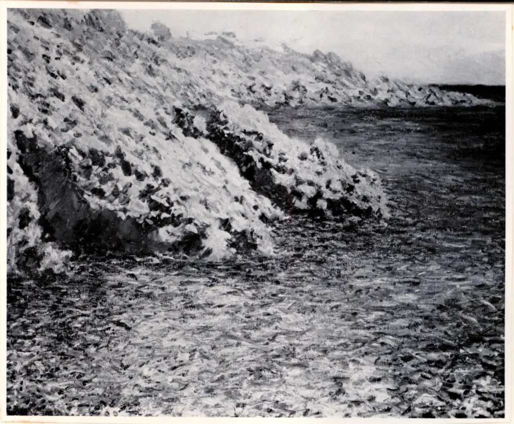Anonimo , Monet, Claude - sec. XIX - Rochers sur la Mèditerranée , fronte