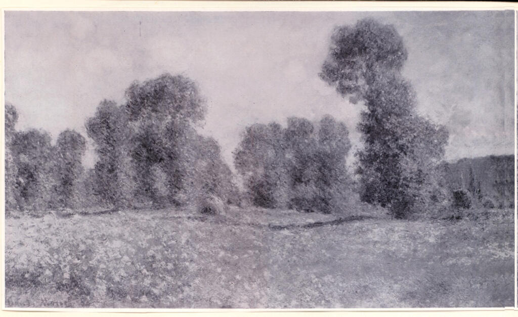 Anonimo , Monet, Claude - sec. XIX - Effet de printemps à Giverny , fronte