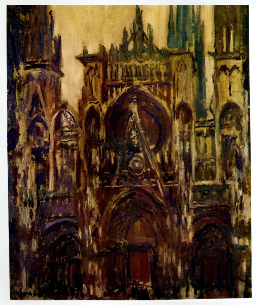 Anonimo , Monet, Claude - sec. XIX - Cath&eacute;drale de Rouen , fronte
