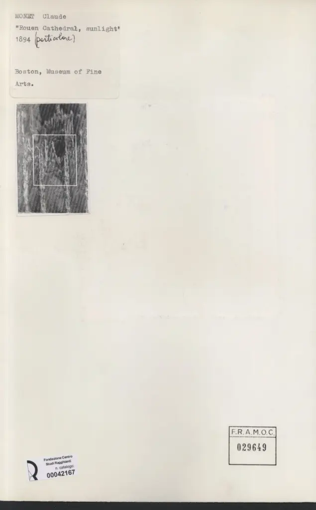 Anonimo , Monet, Claude - sec. XIX , retro