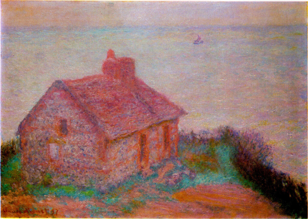 Anonimo , Monet, Claude - sec. XIX - La capanna , fronte