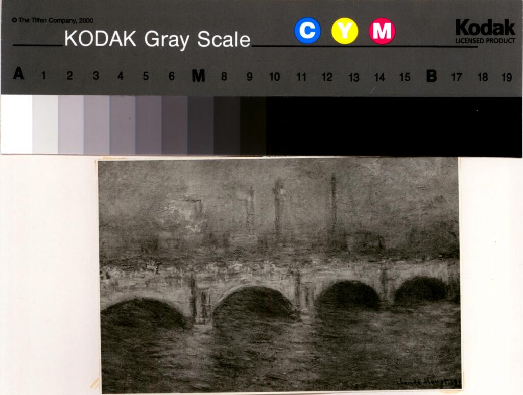 Durand-Ruel , Monet, Claude - sec. XX - Waterloo bridge , fronte