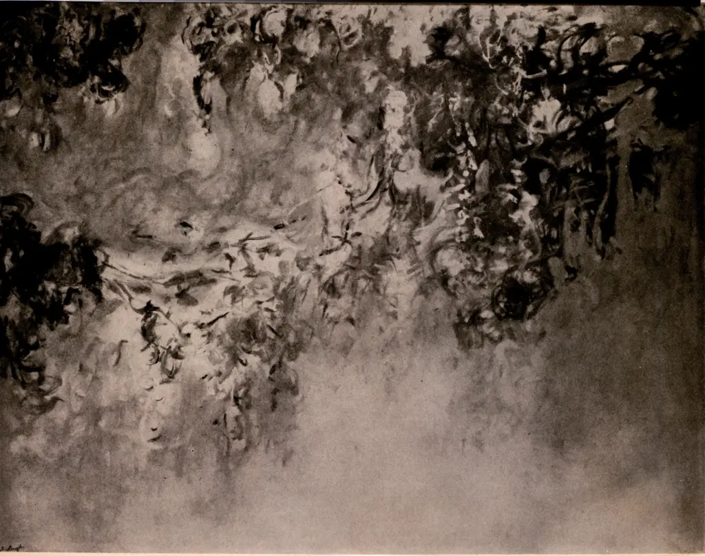 Anonimo , Monet, Claude - sec. XIX - Wisteria , fronte
