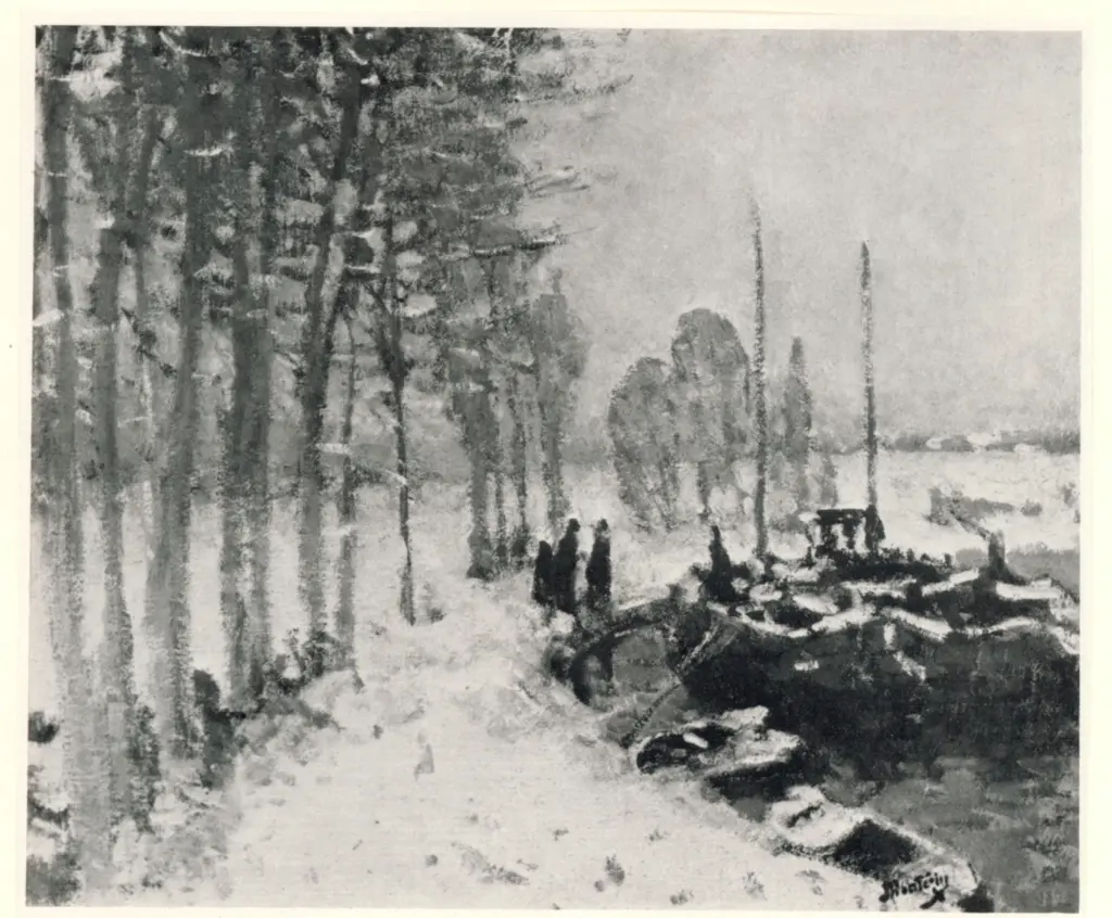 Montezin, Pierre-Eug&eacute;ne , P&eacute;niches sous la Neige