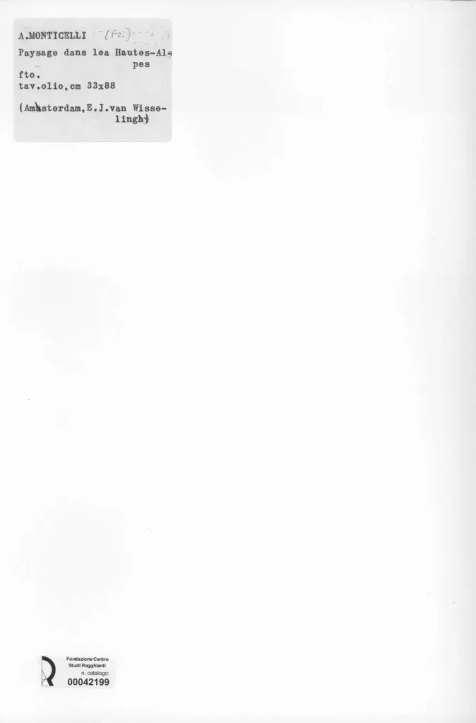 Anonimo , Monticelli, Adolphe , retro